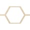 Ekena Millwork 40 12W x 23 38H x 38T Small Westmore Decorative Fretwork Wood Ceiling Panels, Birch CELW41X23X0375WSTBI - alternate 7